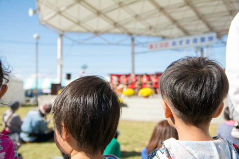 イベントに来ている子供