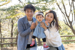 小野田貴代さん家族