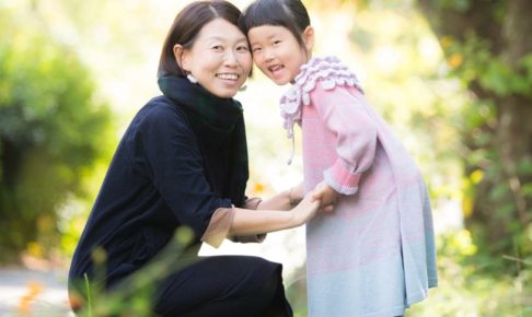 青山 朝香さん親子