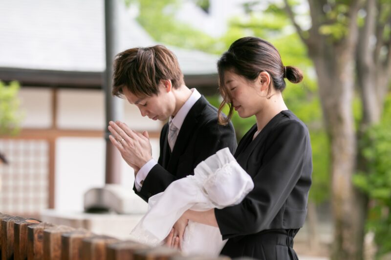 家族でのお宮参り