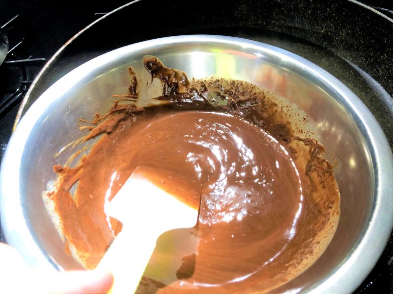 チョコレート湯煎