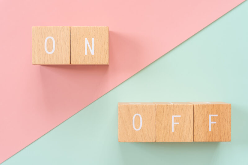 ONとOFF