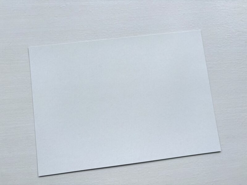 白い画用紙
