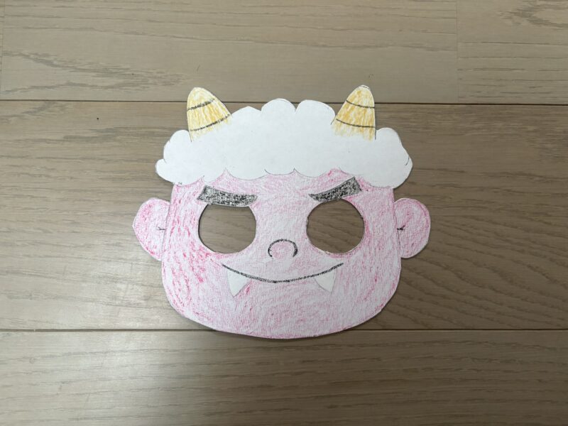 鬼のお面の作り方１