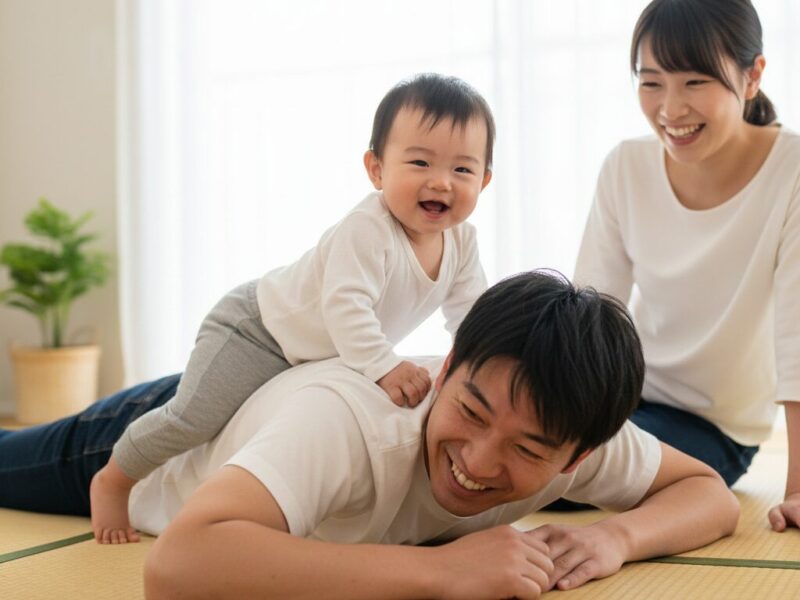 はいはいする赤ちゃん