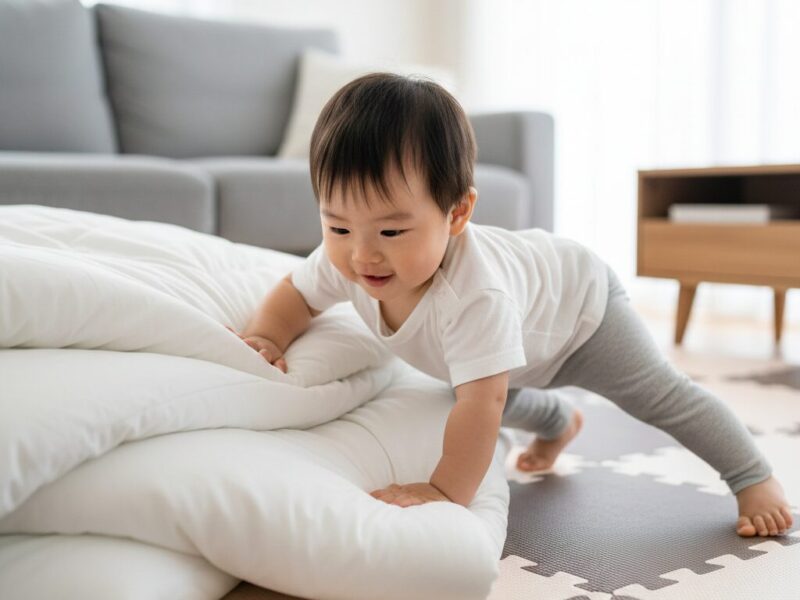 はいはいする赤ちゃん