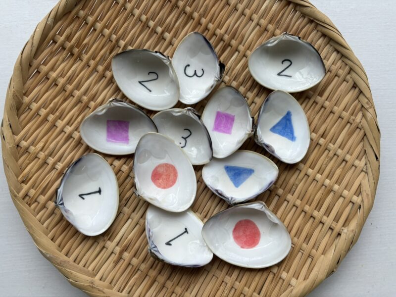 はまぐりの貝殻