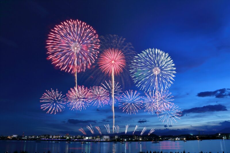 花火　たまや　夏祭り